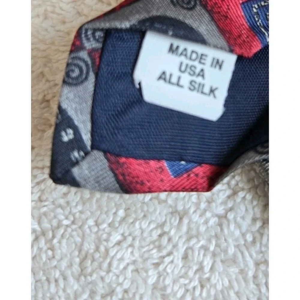 BOSTON HARBOR Silk Necktie‎ Men's Sz 4 x 56